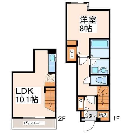 シャンティ・ショコラの物件間取画像